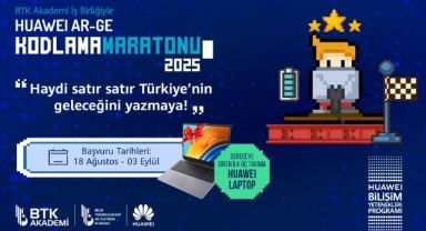 Huawei Ar-Ge Kodlama Maratonu 2025 için geri sayım başladı